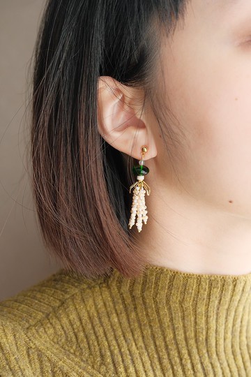 Blank Space 仙女棒 Sparkler 琉璃 珍珠 耳環