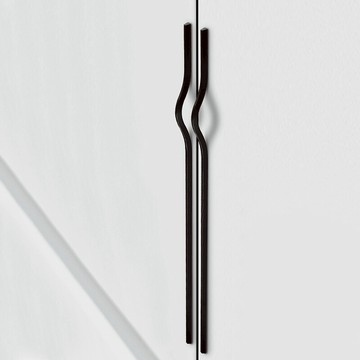 黑色柜門拉手現代簡約櫥柜抽屜鞋柜子拉手加長衣柜門把手輕奢高檔