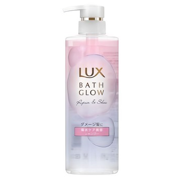 LUX 麗仕 Bath Glow 亮澤保水洗髮精 受損髮專用 490g 1瓶