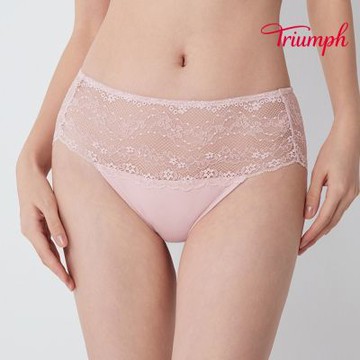 澎澎氣墊微風系列 中腰平口內褲 柔粉