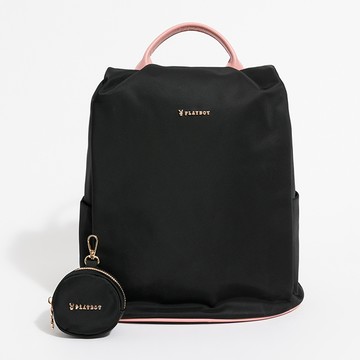 PLAYBOY - 大後背包  Soft系列 - 黑色