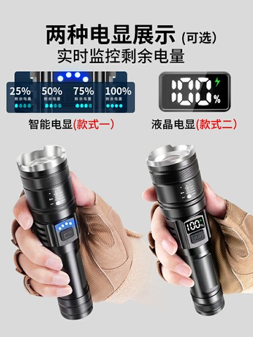 碩森超亮手電筒強光充電戶外小家用戰術迷你便攜白鐳射多功能遠射 幸福驛站