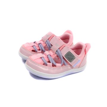 IFME 簍空休閒鞋 魔鬼氈 粉紅色 小童 童鞋 IF20-430403 no266