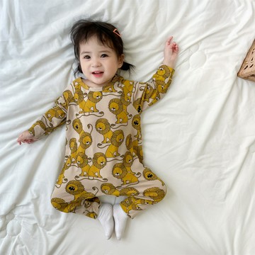 ins嬰兒秋季爬服 可愛超萌女寶寶衣服男嬰秋裝哈衣洋氣連體衣鑫弘-萌寶童裝可開發票