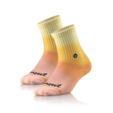 HEVI DUTI 女襪 男襪 *曼哈頓夕陽* 潮流 漸層 渲染 長襪