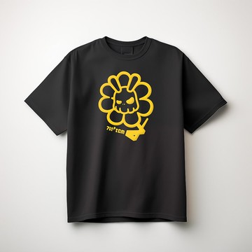 NObody系列 | 無名兔 | 花朵發泡印花 | OVER SIZE