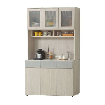 ASSARI-米娜4尺餐櫃全組(寬120x深40x高201cm)