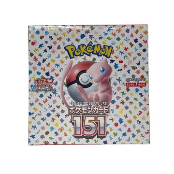 寶可夢 POKEMON CARD GAME 日版 寶可夢 未拆封盒 寶可夢151 SV2A (有封膜)