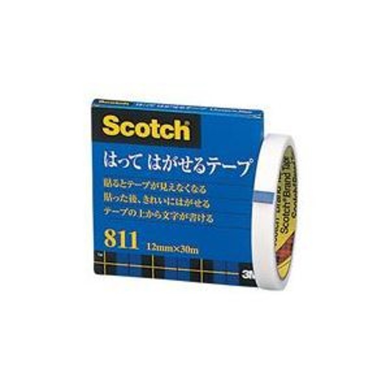 業務用100セット) スリーエム 3M メンディングテープ 811-3-12 12mm×30m ×100セット（代引不可） 通販  LINEポイント最大2.0%GET LINEショッピング