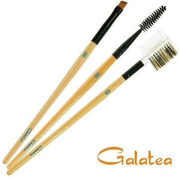 GALATEA葛拉蒂 彩顏系列 眉睫刷3支組(刷具/彩妝刷/眉睫刷/眉刷/睫毛刷/遮瑕刷)