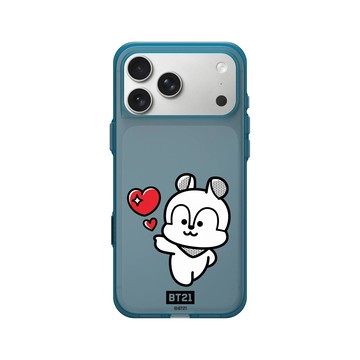 iPhone 17 Pro Max Clear (相機按鈕) 夜幕藍 - BT21 - MANG for You