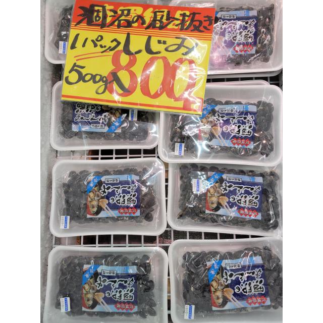 涸沼の大和しじみ 冷凍500g 砂抜き済