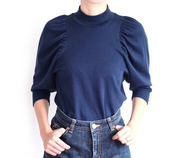 成人高領收口袖T卹，講究造型【尺碼和髮色可用】