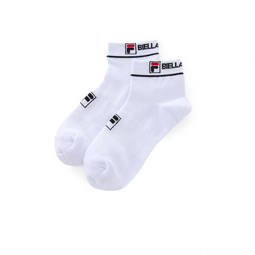 FILA 基本款棉質踝襪-白色 SCZ-5000-WT