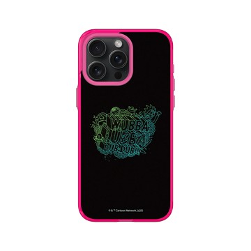 iPhone 15 Pro Max Clear 粉漾桃 - 瑞克和莫蒂 Rick and Morty - Wubba Lubba Dub-Dub