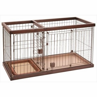 P-4903588247569 ペティオ  トイレのしつけドッグルームサークル　Ｓ茶