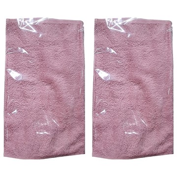 來福牌HS0525甜蜜素色毛巾-粉色 33*76CM 114G  2入