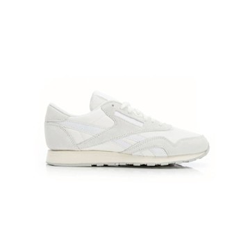 Reebok Classic Nylon [100221164] 男 運動休閒鞋 麂皮 低筒 舒適 穿搭 白 米