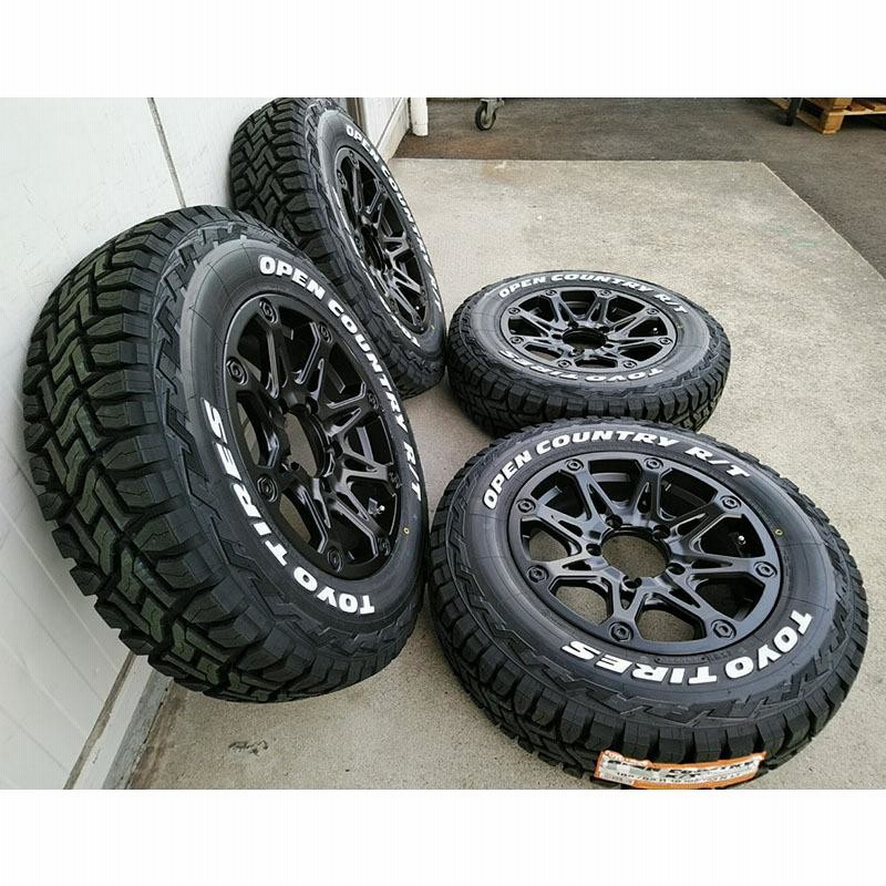 TOYO TIRES トーヨー オープンカントリー R/T 185/85R16 ホワイトレター Bounty Collection BDX05 ジムニー専用 タイヤホイールセット 16インチ