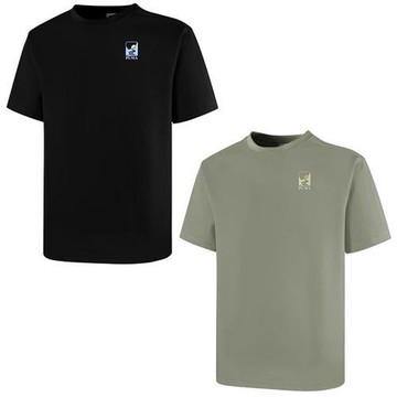 Puma 短袖上衣 男裝 棉質 黑/綠【運動世界】63387201/63387282