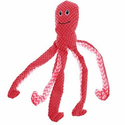 Onebarleycorn 犬おもちゃ 音が鳴る ぬいぐるみ 可愛い 犬用おもちゃ 犬噛むおもちゃ シミュレートされたタコのおもちゃ コット 通販 Lineポイント最大get Lineショッピング