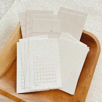 海鳥米白迷你卡片組