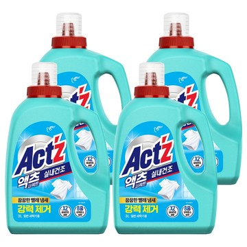 Act'z 室內晾衣洗衣精  一般洗衣機專用 3L 4桶