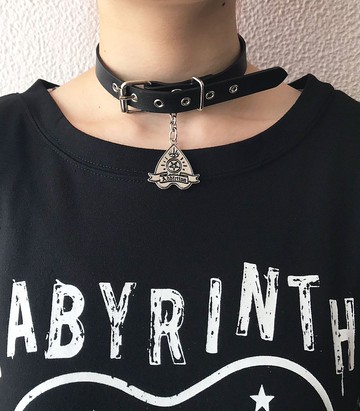 ouija board 頸鍊/黑/銀/F尺寸/hellcatpunks/hcp-ac-0119