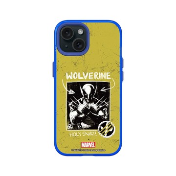 iPhone 15 Clear 激光藍 - 迪士尼-漫威 Marvel - 金鋼狼-Deadpool 3 圖畫風