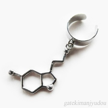 幸福荷爾蒙「血清素」耳骨夾
