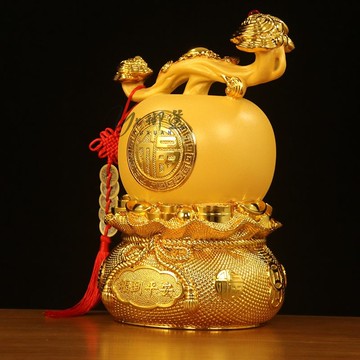 精品🔥福到平安蘋果存錢罐 儲錢罐 擺件 家居客廳裝飾品 存錢罐 存錢桶 質感存錢筒 創意禮品 造型存錢筒 可存取儲蓄罐