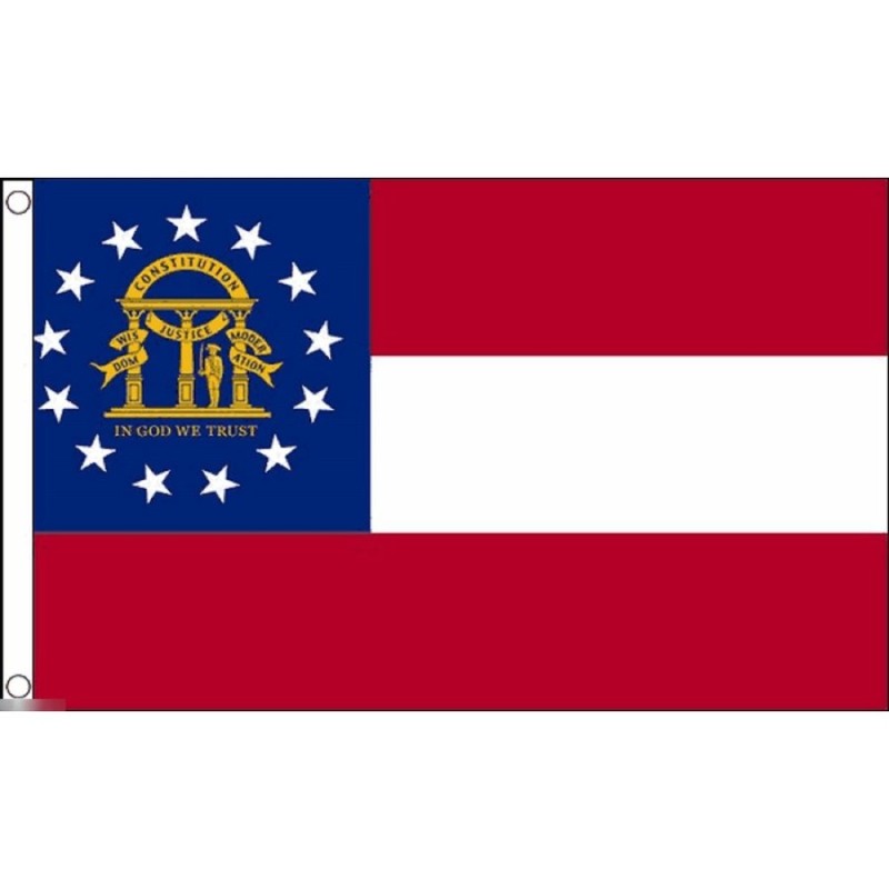 海外限定 国旗 アメリカ ジョージア州 州旗 特大フラッグ LINEショッピング