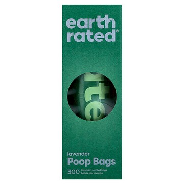 Earth Rated, 狗糞收集袋，熏衣草香味，300 個