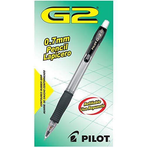 G-2 Mechanical Pencil, 0.70 mm, Clear Barrel w Black Accents (品[並行輸入品]