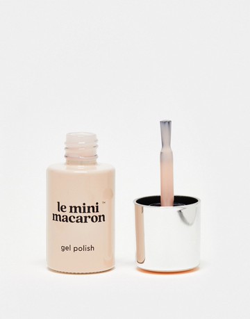 Le Mini Macaron Gel Polish - Creme Brulee-White