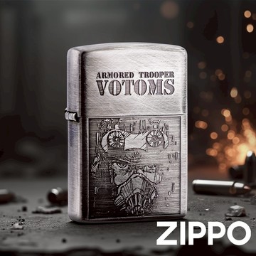 ZIPPO 裝甲騎兵(原畫齊力可)防風打火機 蝕刻技術 日本動畫 鹽山紀夫 機甲 終身保修 ZA-6-A43
