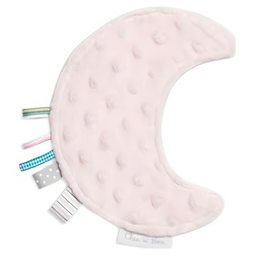 奇哥 豆趣標籤響紙安撫巾/手抓巾  月亮 粉色  1個