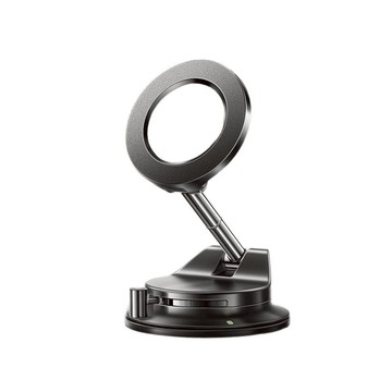 【ibits】A608 真空吸附磁吸手機架 鋅合金 720度旋轉 車用支架 導航架 穩固不掉 車家兩用