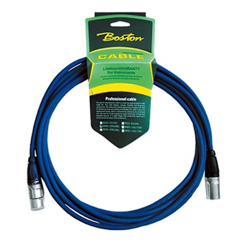 『BOSTON』5公尺PVC高級麥克風線 XLR+XLR / BMC-05B / 公司貨