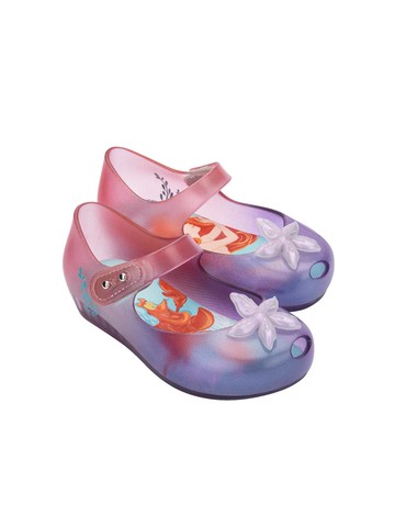 Little Mermaid Mary Jane Jelly Shoes [Blue Pink]