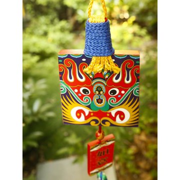 新年鎮宅祈福保平安吉祥掛飾民俗社火臉譜新春裝飾掛件禮物中國風