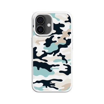 iPhone 16 SolidX 白 - Camouflage / 迷彩 - 仿布迷彩