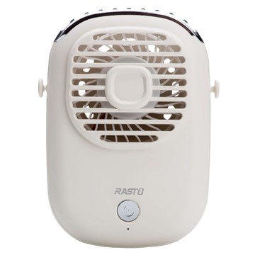 RASTO RK13 隨身型頸掛式充電風扇  R-PCF013  白色