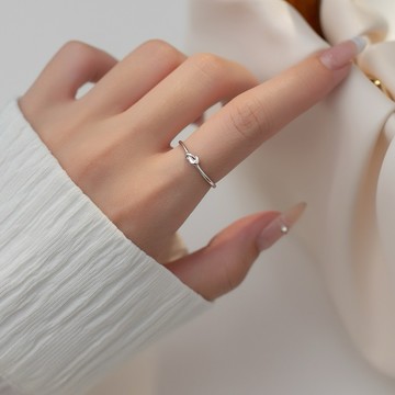 『Mika迷卡』W22現貨 新款S925純銀繩結戒指簡約大方時尚通勤食指戒開口可調 預購請聊聊