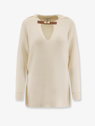 Wool blend sweater - ELISABETTA FRANCHI - gender_Woman