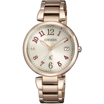 CITIZEN 星辰錶 xC系列 EO1194-53A 光動能閃耀櫻花限量真皮女錶 / 33mm｜樂天領券現折★全館特惠中★指定刷卡回饋10% 治裝激推