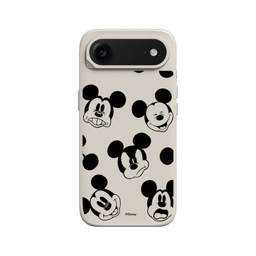 iPhone Air SolidX 貝殼灰 - 迪士尼-米奇 Mickey - 黑標款-米奇的有趣表情