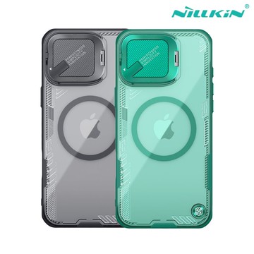 磁吸殼 NILLKIN Apple 蘋果 iPhone 16 Pro Max 冰空 Prop 磁吸保護殼(覆蓋版) 保護套 手機殼 雙料殼 鏡頭保護 可站立 鏡頭支架 鏡頭防塵蓋 鏡頭蓋 MagSafe【愛瘋潮】