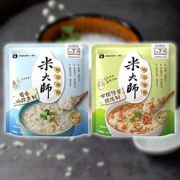 米大師 純高湯粥(310g) 款式可選【小三美日】 DS024296 加熱即食 宵夜 晚餐 熱湯 露營 旅遊