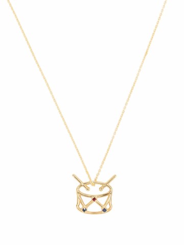 Aliita - drum pendant necklace - women - 9kt Yellow Gold - One Size